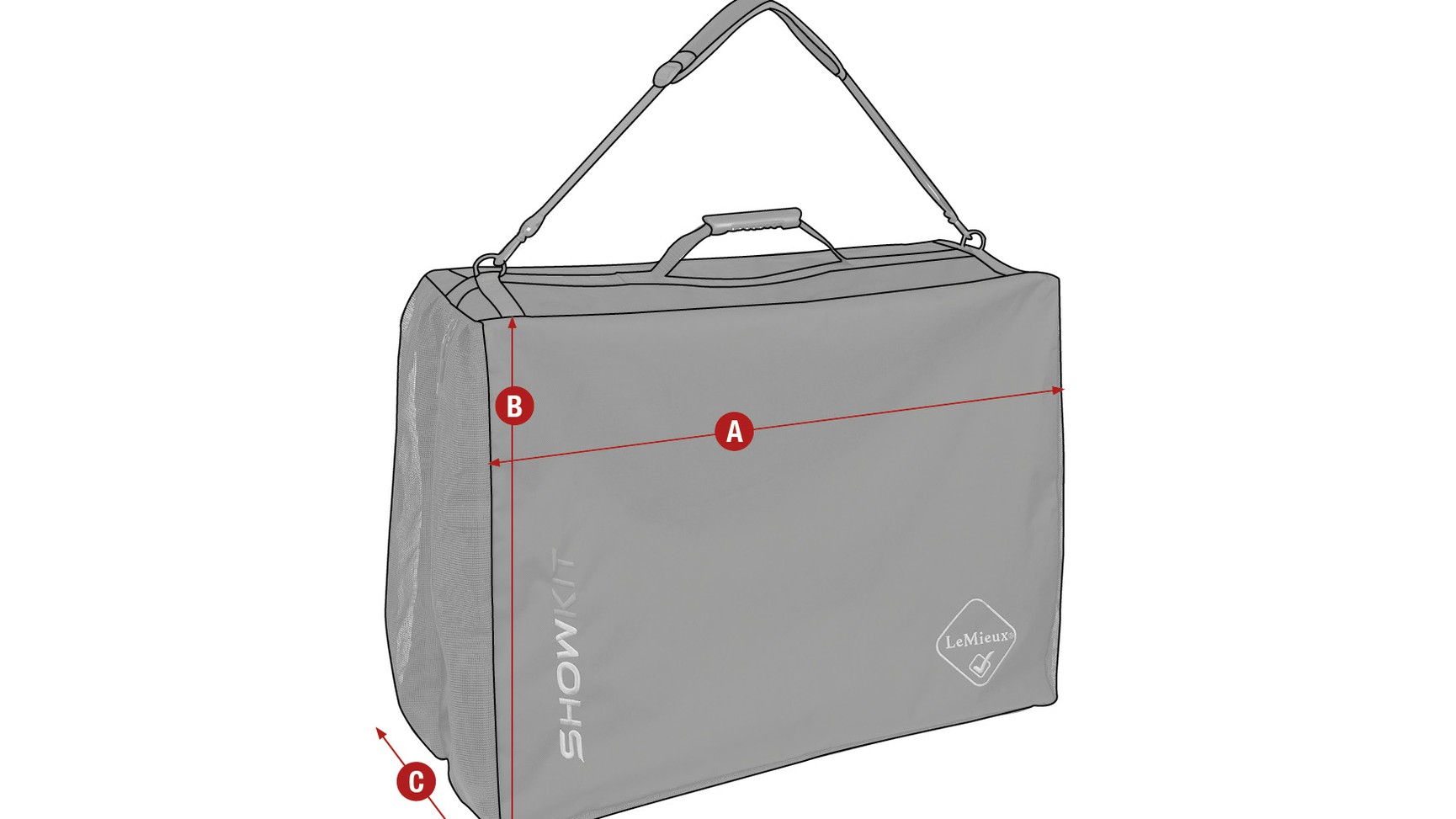Size-Charts - saddle pad bag